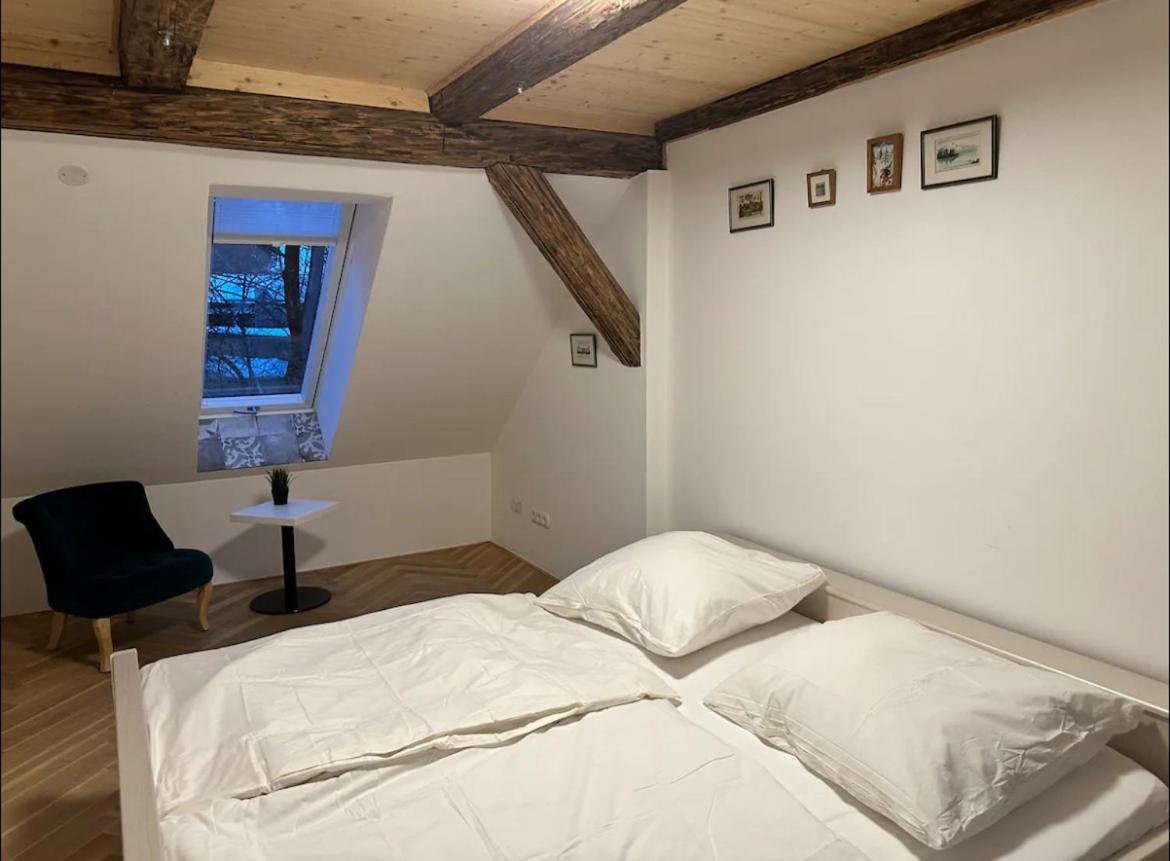 Exklusive Maisonetten Wohnung Mit Gartenzugang Augusta Esterno foto