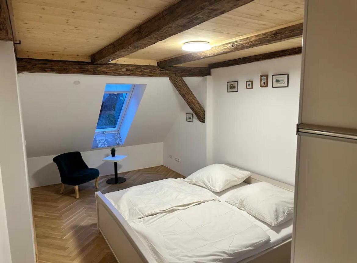 Exklusive Maisonetten Wohnung Mit Gartenzugang Augusta Esterno foto