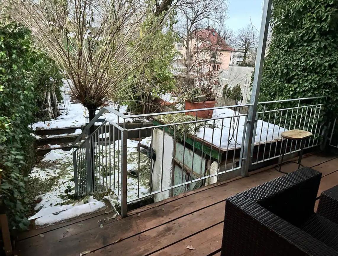 Exklusive Maisonetten Wohnung Mit Gartenzugang Augusta Esterno foto